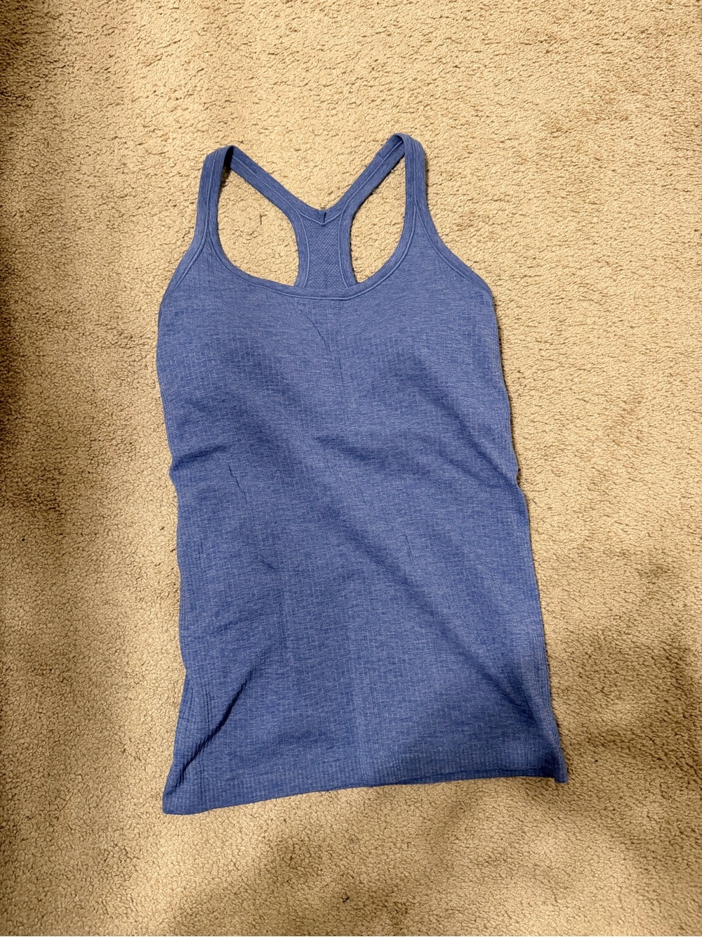 Womens lululemon Ebb street tank size 8 in perfect condition